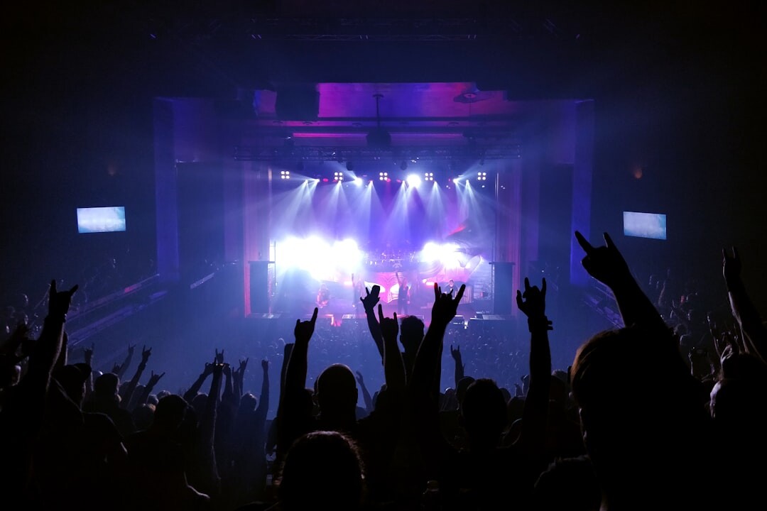 live radio event with young crowd